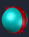 海洋球形圆形探测器3D模型
