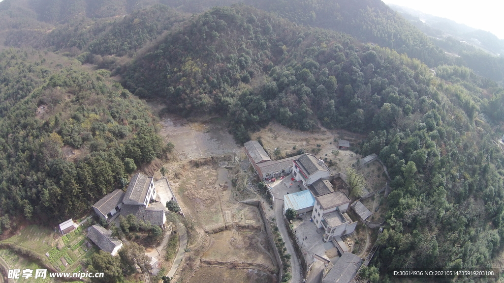 韶山乡村田园风光航拍摄影