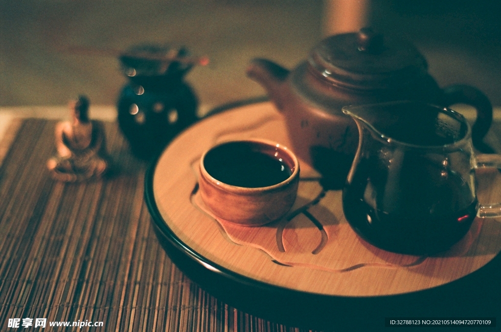 意境茶具图片