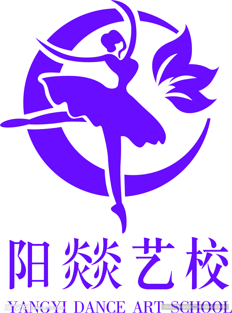 阳燚艺校logo标志
