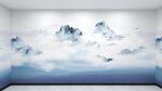 山水墙画