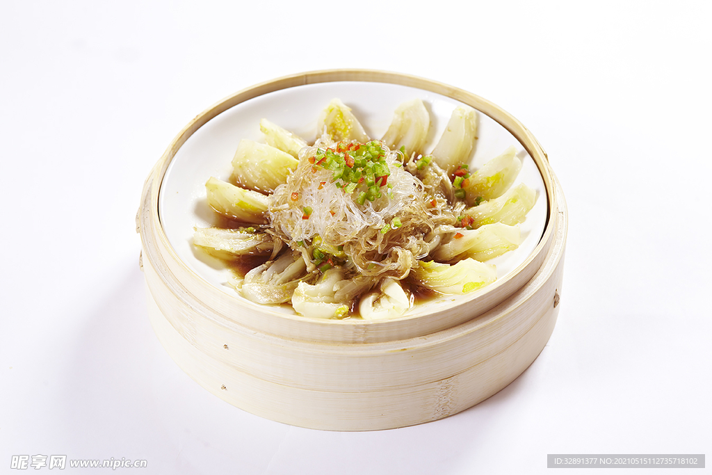蒜蓉粉丝蒸娃娃菜