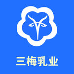 三梅乳业  标志  