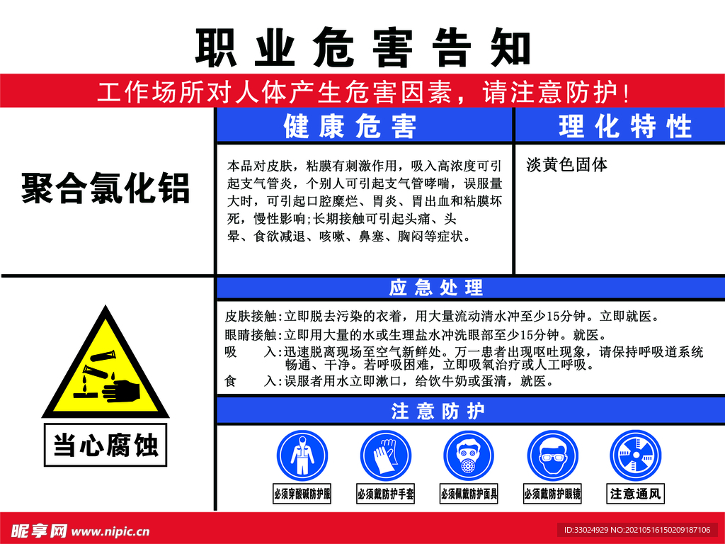 职业危害告知卡