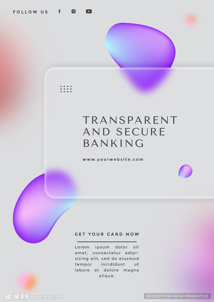银行创意海报