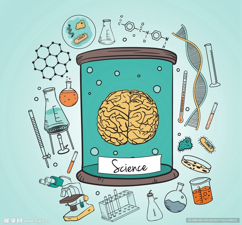 科学图标模板