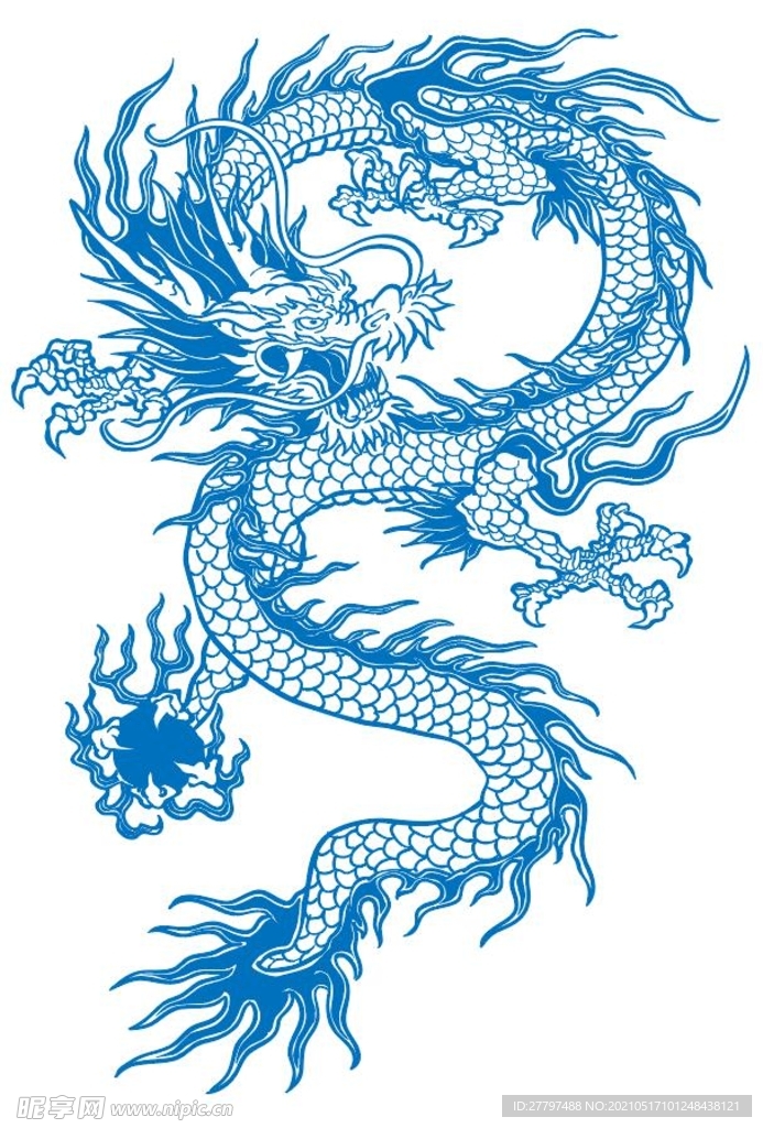 龙凤呈祥 中国龙 中国凤  龙