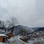 雪景 村庄