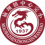 庙坝镇中心小学logo标志