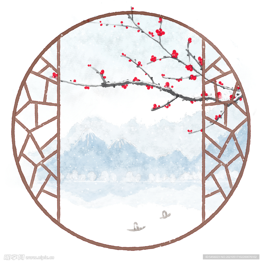 矢量花格