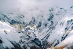 雪山 山峰