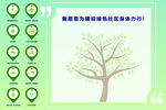 绿色许愿墙