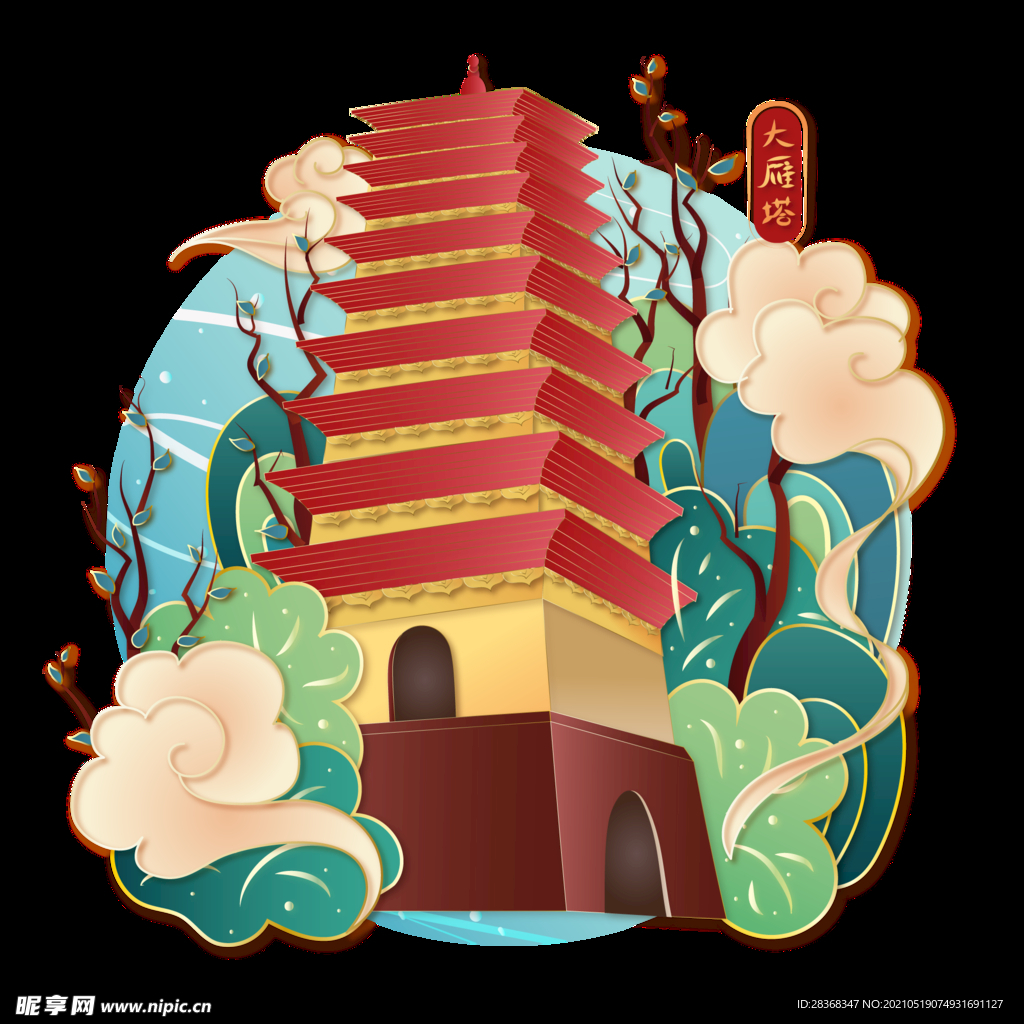 国潮风元素