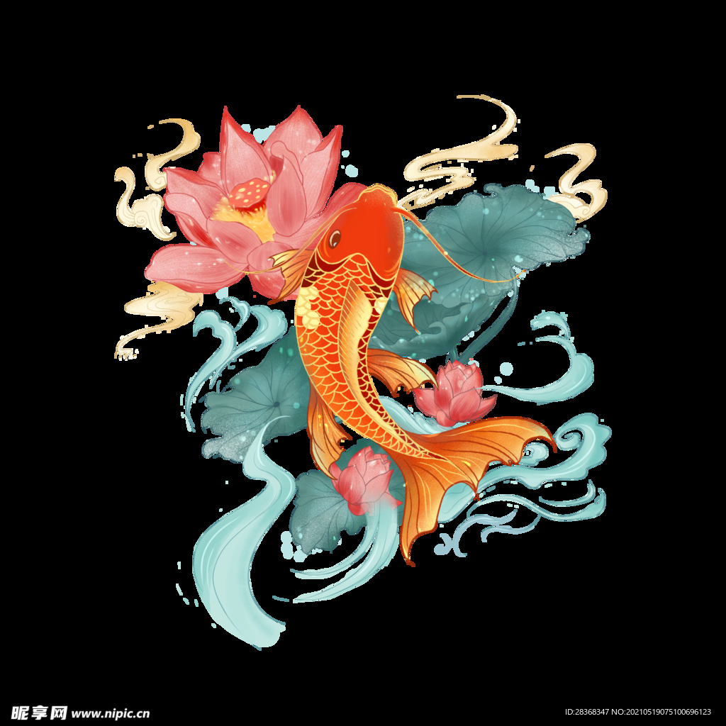 国潮风元素 