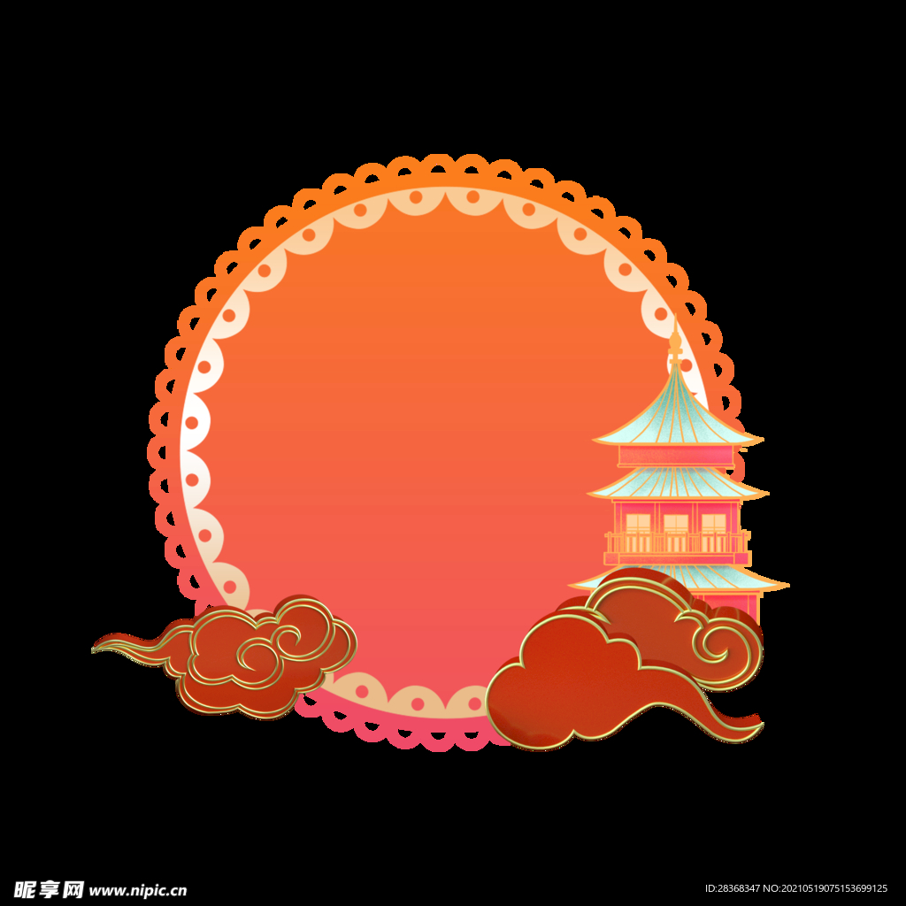 国潮风元素 