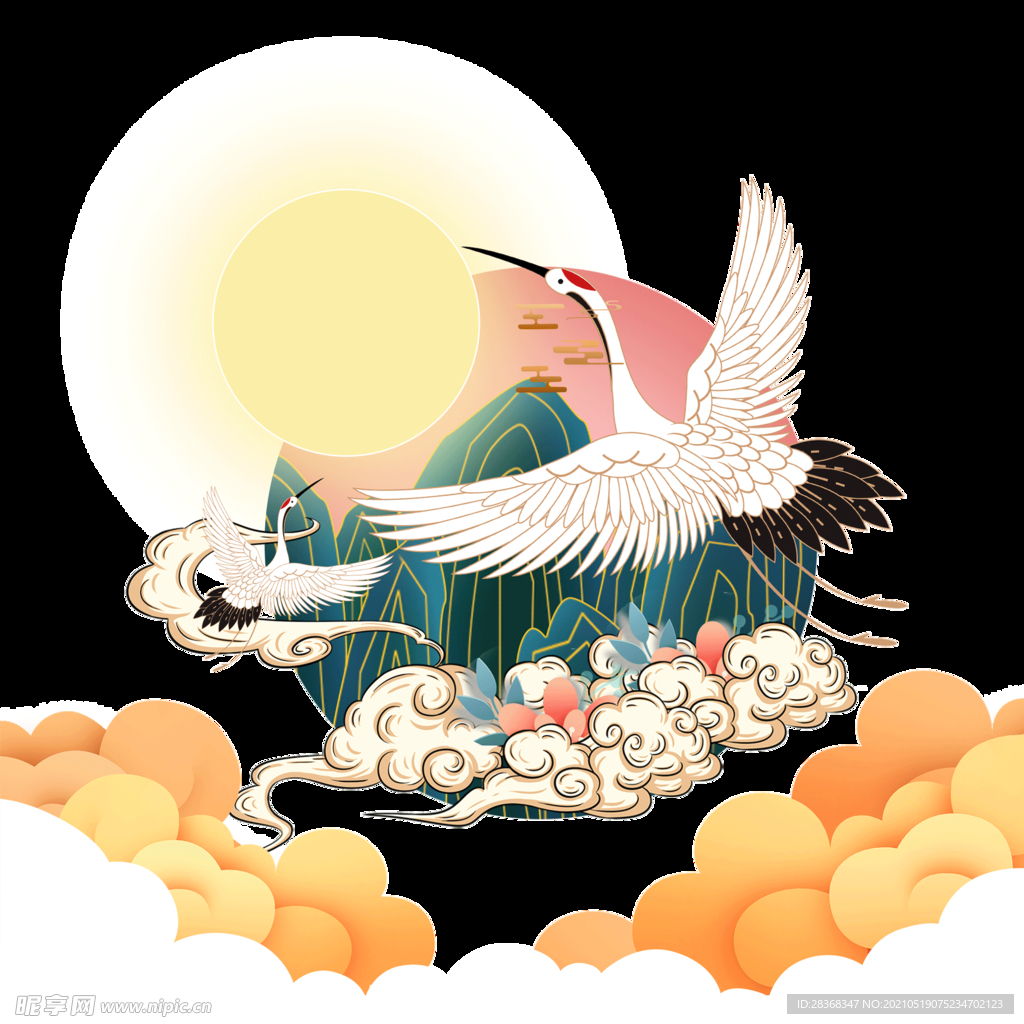 国潮风元素 