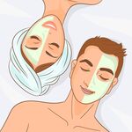 化妆品海报插画图片