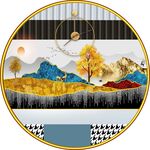 北欧圆形装饰画