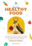 绿色健康果蔬海报设计