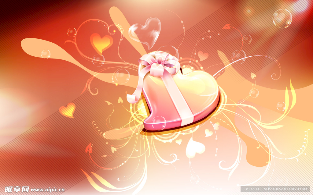 巧克力盒背景图