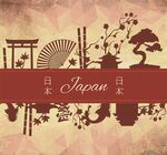 日本樱花元素