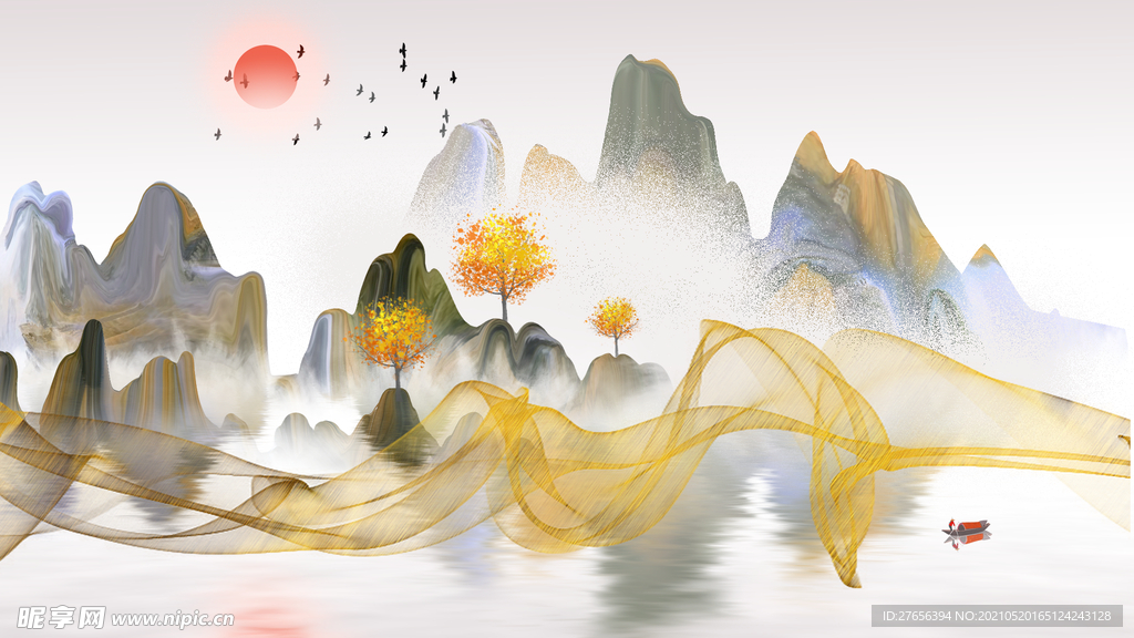山水画 
