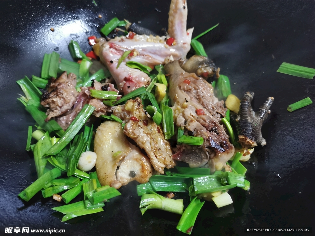 炒鸡肉