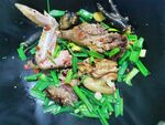 大葱炒鸡