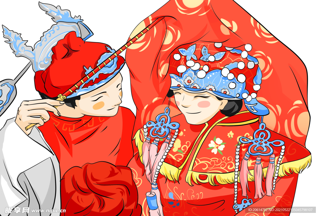 恩爱甜蜜的小夫妻