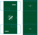 绿色盒子平面图