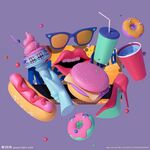 c4d时尚潮流造型
