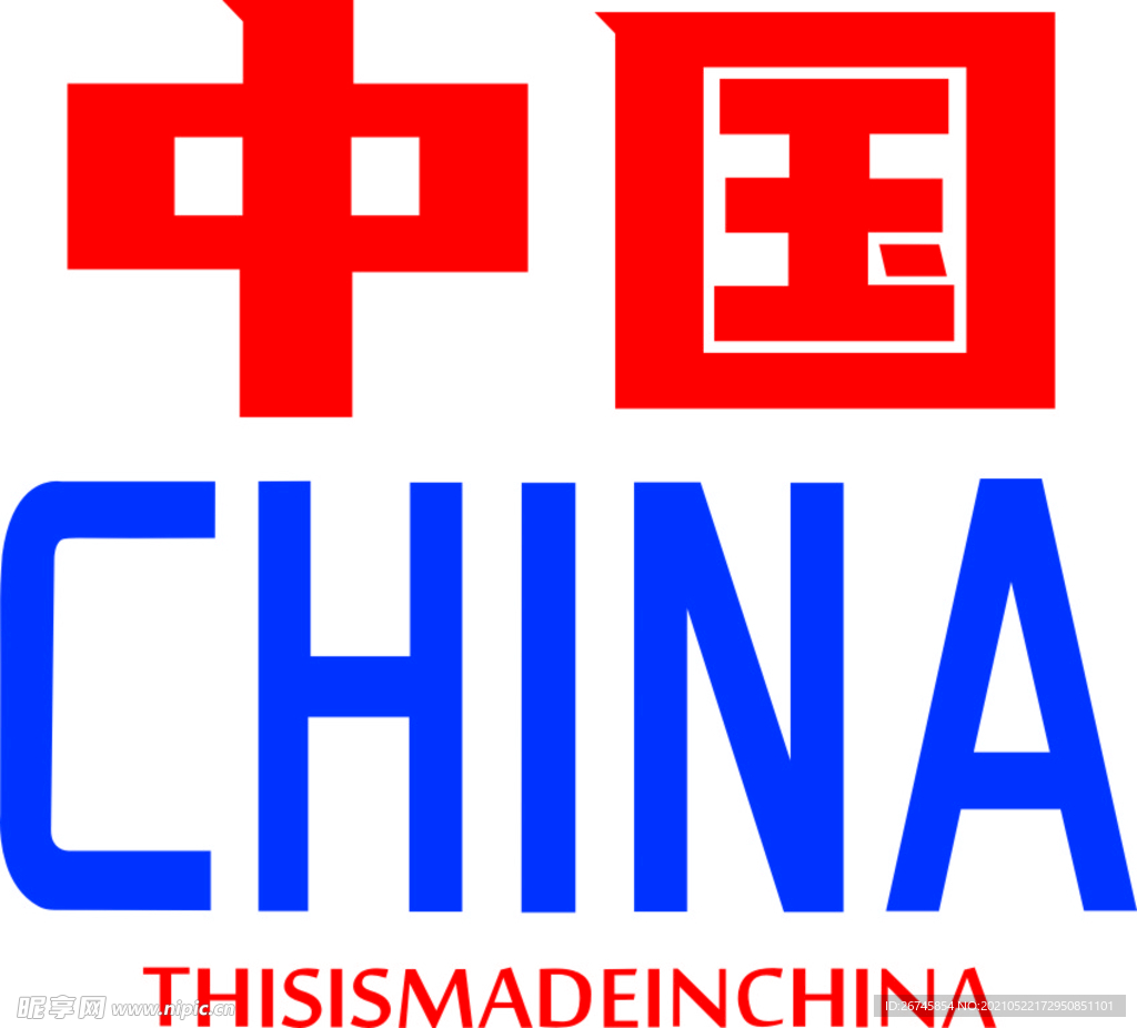 中国  红色