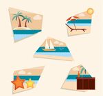 夏季海滩背景