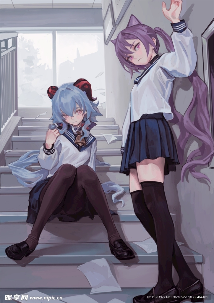 动漫女孩