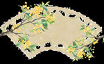 手绘桂花png免抠素材