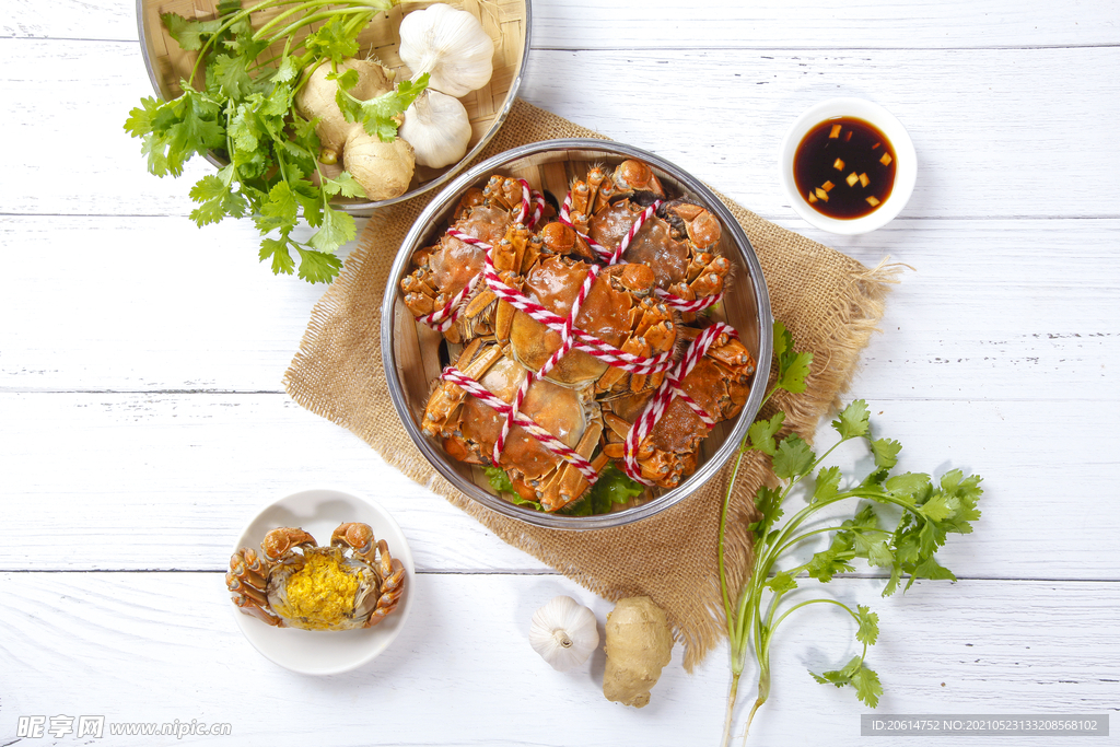 红烧美食大闸蟹