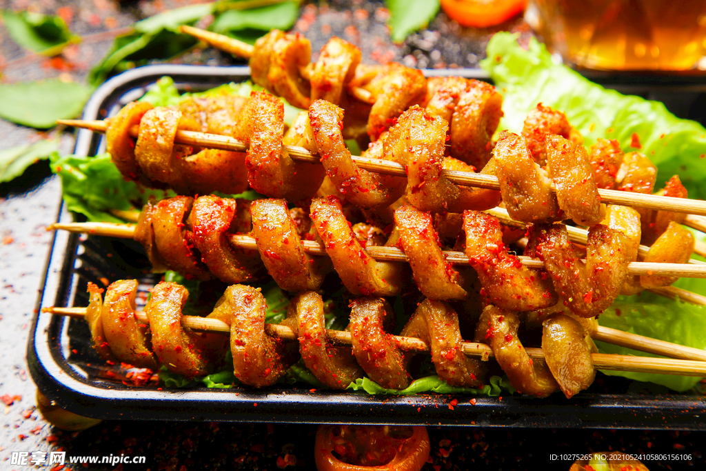 夜市夜宵美食烧烤涮串海鲜图片