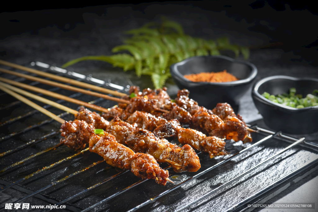 夜市夜宵美食烧烤涮串海鲜图片