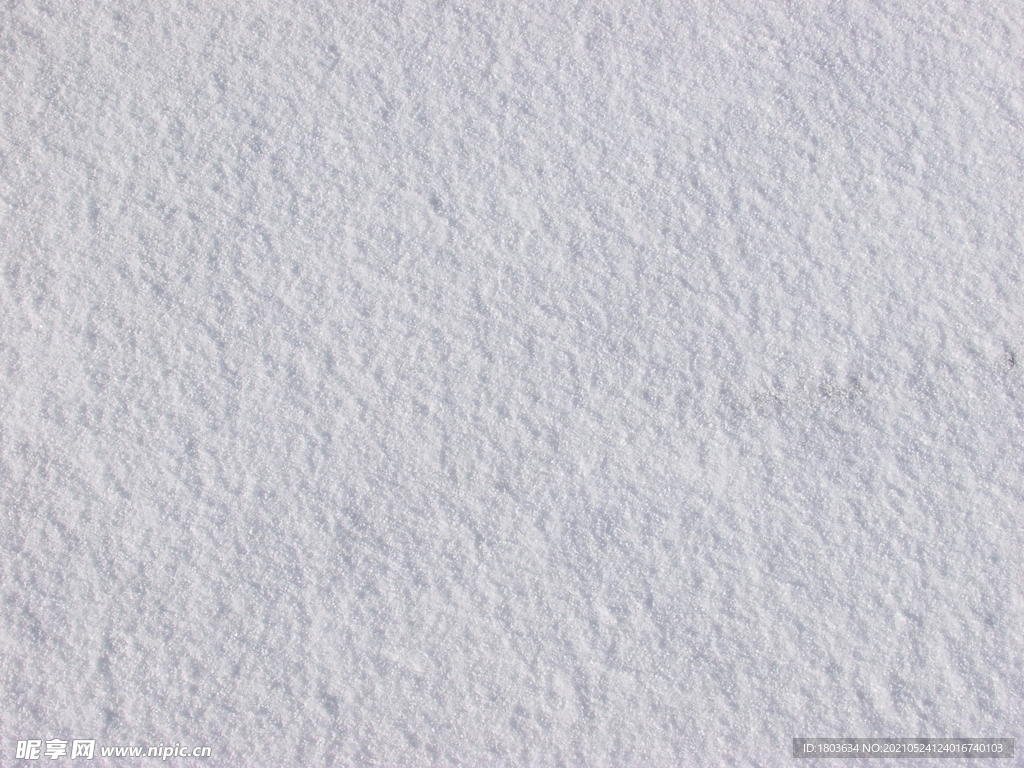 干净的雪地