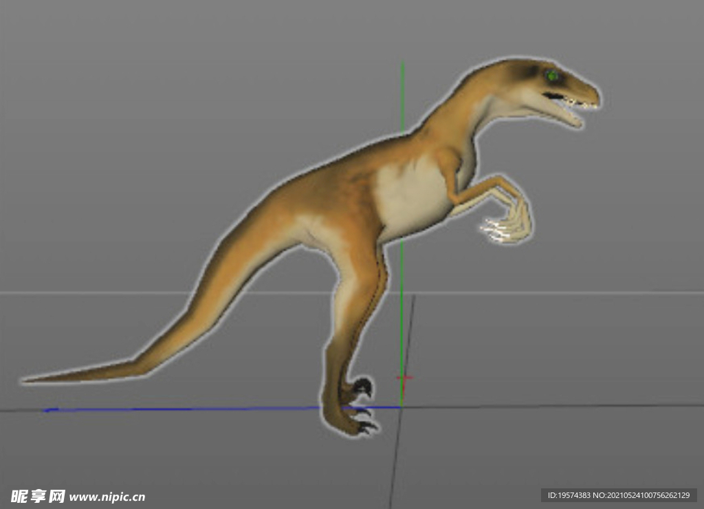 C4D模型恐龙