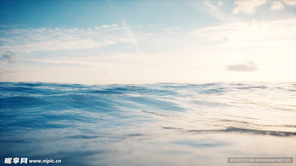 大海水波