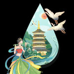 国潮风元素 