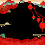 国潮风元素 
