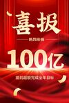 喜报来袭活动宣传海报素材
