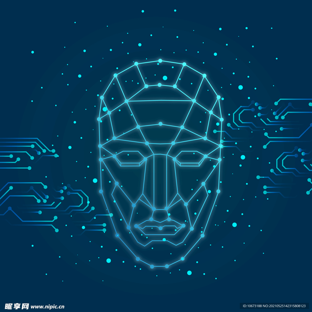 脸部科技感高清壁纸