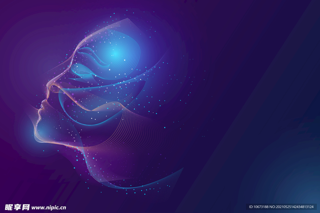 脸部科技感高清壁纸