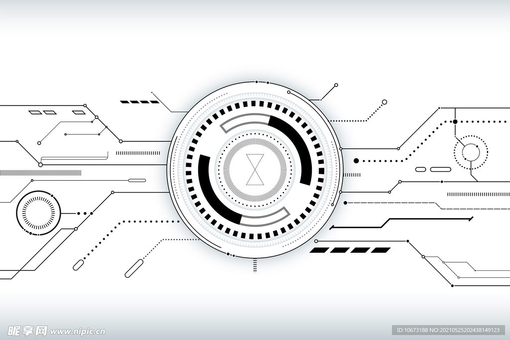 白色科技感高清背景