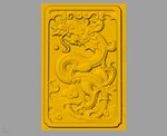 CAD浮雕装饰画立体模型
