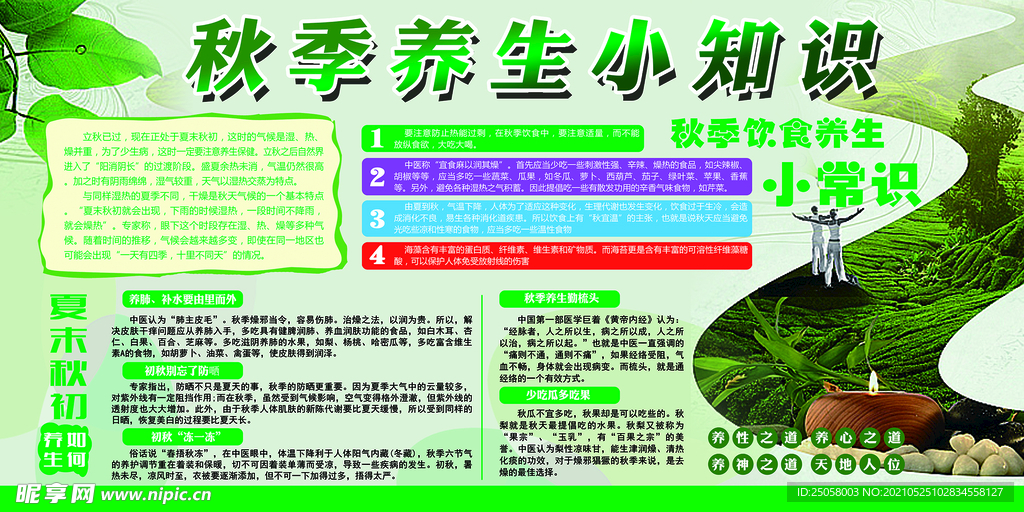秋季养生小知识