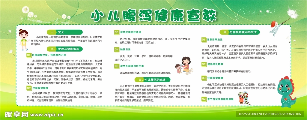 小儿腹泻健康宣教